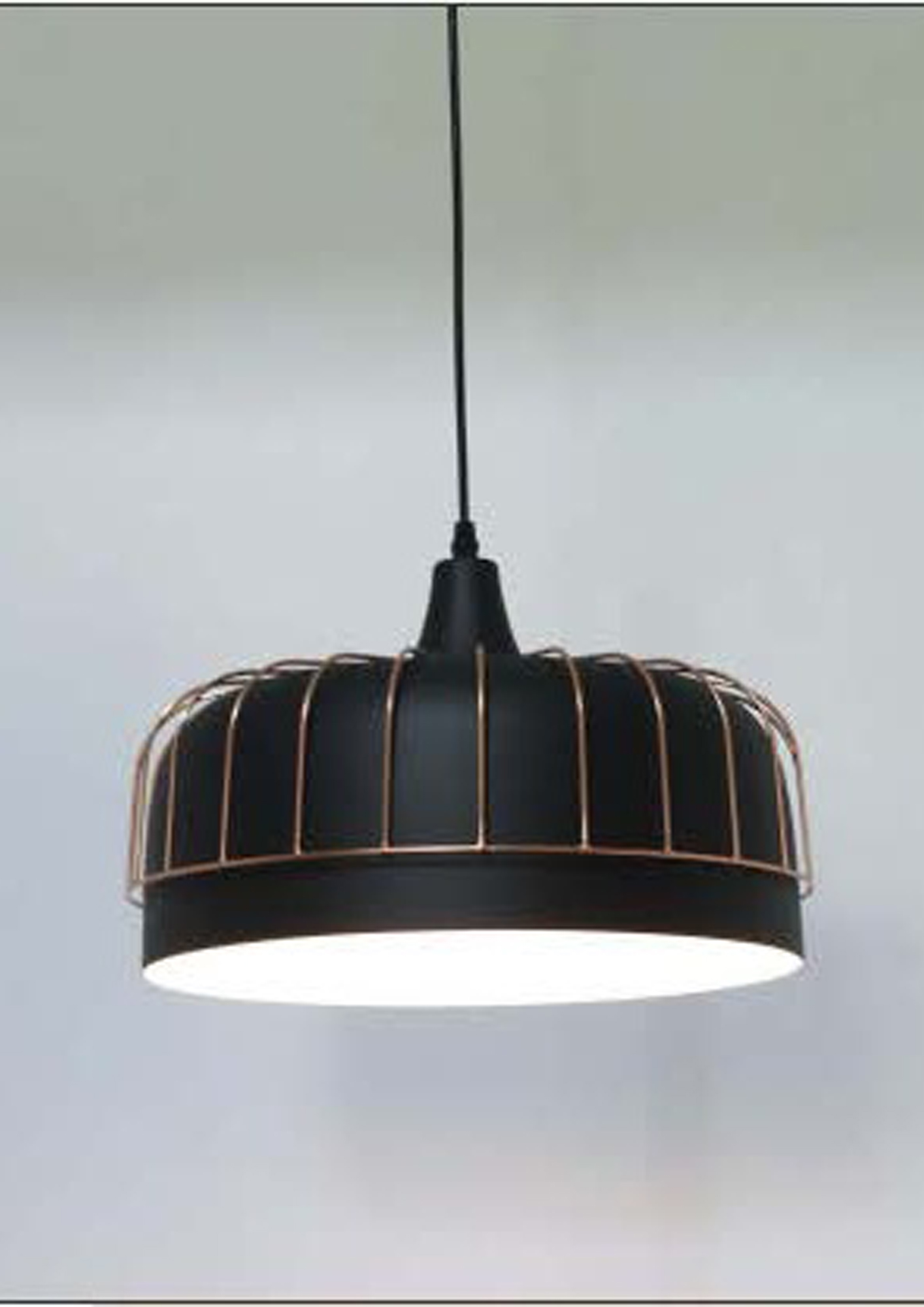 Beyond Lights - Black Cage Lamp- GL